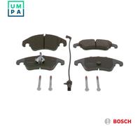 Bosch BP1112 - Brake Pads Car Front Axle - Bosch Quality - Reduced Noise and Dust - ECE-R90 Certified - Copper-Free - 1 Set of 4 Pads - With Accessories