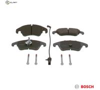 Bosch BP1112 - Brake Pads Car Front Axle - Bosch Quality - Reduced Noise and Dust - ECE-R90 Certified - Copper-Free - 1 Set of 4 Pads - With Accessories