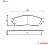 BRAKE PAD SET DISC BRAKE FOR SUZUKI CARRY/Van/Platform/Chassis/SUPER 1.0L 4cyl