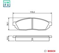 BRAKE PAD SET DISC BRAKE FOR SUZUKI CARRY/Van/Platform/Chassis/SUPER 1.0L 4cyl
