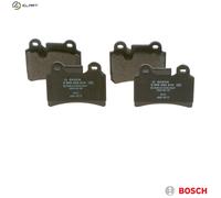 Bosch BP1146 - Brake Pads Car Rear Axle - Bosch Quality - Reduced Noise and Dust - ECE-R90 Certified - Copper-Free - 1 Set of 4 Pads
