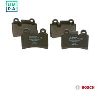 Bosch BP1146 - Brake Pads Car Rear Axle - Bosch Quality - Reduced Noise and Dust - ECE-R90 Certified - Copper-Free - 1 Set of 4 Pads