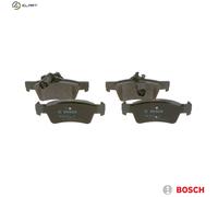 Bosch Brake Pad Set 0 986 494 219, Rear Low-Metallic Disc Brake for VW Touareg