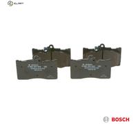 0986 494 252 Front Brake Pad Set 4x Pads Integrated Wear Indicator Braking Bosch
