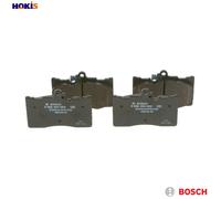 0986 494 252 Front Brake Pad Set 4x Pads Integrated Wear Indicator Braking Bosch