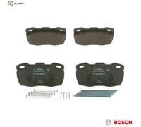 Bosch BP1246 - Brake Pads Car Front Axle - Bosch Quality - Reduced Noise and Dust - ECE-R90 Certified - Copper-Free - 1 Set of 4 Pads