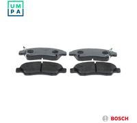 Bosch BP1234 - Brake Pads Car Front Axle - Bosch Quality - Reduced Noise and Dust - ECE-R90 Certified - Copper-Free - 1 Set of 4 Pads