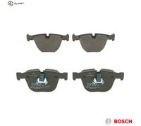 Bosch BP1215 - Brake Pads Car Rear Axle - Bosch Quality - Reduced Noise and Dust - ECE-R90 Certified - Copper-Free - 1 Set of 4 Pads