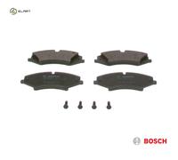 0986 494 980 Front Brake Pad Set 4x Pads Prepared For Wear Indicator By Bosch