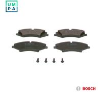 0986 494 980 Front Brake Pad Set 4x Pads Prepared For Wear Indicator By Bosch