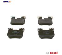Bosch BP1343 - Brake Pads Car Rear Axle - Bosch Quality - Reduced Noise and Dust - ECE-R90 Certified - Copper-Free - 1 Set of 4 Pads