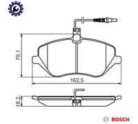 BRAKE PAD SET DISC BRAKE 0 986 494 484 FOR PEUGEOT 407/SW/Van CITROEN C5/III 407