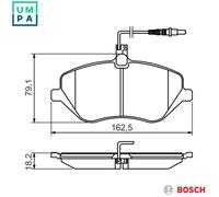 BRAKE PAD SET DISC BRAKE 0 986 494 484 FOR PEUGEOT 407/SW/Van CITROEN C5/III 407