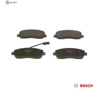 Bosch Front Brake Pad Set 0986 494 498 - 4 Pads with Integrated Wear Indicator