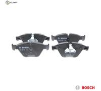 0986 494 549 Front Brake Pad Set 4x Pads Prepared For Wear Indicator By Bosch