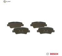 Bosch BP1478 - Brake Pads Car Rear Axle - Bosch Quality - Reduced Noise and Dust - ECE-R90 Certified - Copper-Free - 1 Set of 4 Pads
