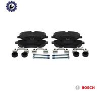 Bosch Brake Pads BP1231 – Front Axle, ECE-R90 Certified, Copper-Free, 1 Set of 4 with Accessories