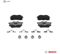 Brake pads 0 986 494 596 BOSCH for AUDI SKODA