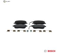 Original BOSCH Set of Brake Pads Disc Brake 0 986 494 615 for Citroën Fiat