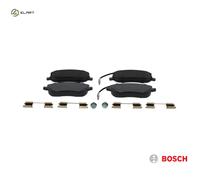 Original BOSCH Set of Brake Pads Disc Brake 0 986 494 615 for Citroën Fiat