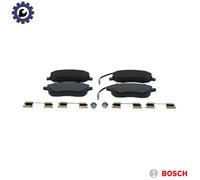 Original BOSCH Set of Brake Pads Disc Brake 0 986 494 615 for Citroën Fiat