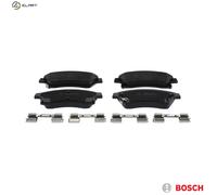 Brake pads 0 986 494 644 BOSCH for CHEVROLET CRUZE
