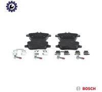 4x BOSCH 0986494664 Brake Pad Set Rear For Mercedes GLA-Class GLA 220 CDI