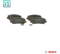 0986 494 675 Front Brake Pad Set 4x Pads Integrated Wear Indicator Braking Bosch
