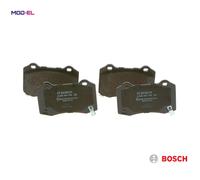 Bosch BP1703 - Brake Pads Car Rear Axle - Bosch Quality - Reduced Noise and Dust - ECE-R90 Certified - Copper-Free - 1 Set of 4 Pads