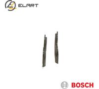 BOSCH Brake pad set 0 986 494 708 Low-Metallic with integrated wear warning contact with anti-squeak plate JEEP: GRAND CHEROKEE 3, GRAND CHEROKEE 4