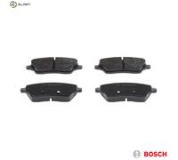 Brake Pads Set fits FORD TRANSIT COURIER V460 TDCi 1.6D Front 14 to 17 Bosch New