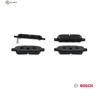 Brake pads 0 986 494 861 BOSCH for INFINITI SUZUKI