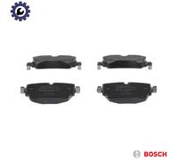 Bosch BP1800 - Brake Pads Car Rear Axle - Bosch Quality - Reduced Noise and Dust - ECE-R90 Certified - Copper-Free - 2 Set of 4 Pads