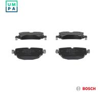Bosch BP1800 - Brake Pads Car Rear Axle - Bosch Quality - Reduced Noise and Dust - ECE-R90 Certified - Copper-Free - 2 Set of 4 Pads
