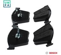 Bosch BP1834 - Brake Pads Car Front Axle - Bosch Quality - Reduced Noise and Dust - ECE-R90 Certified - Copper-Free - 1 Set of 4 Pads