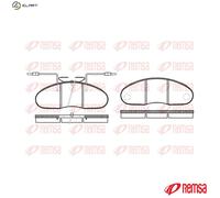 REMSA 0048.12 Brake pad set