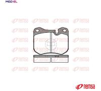 BRAKE PAD SET DISC BRAKE 0131.00 FOR PORSCHE M 31.50 2.0L M44.11/12 2.7L 4cyl