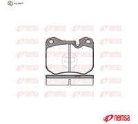 REMSA 0131.00 Brake pad set