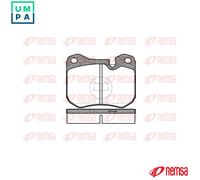 REMSA 0131.00 Brake pad set