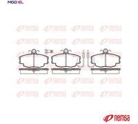 REMSA 0141.02 Brake pad set
