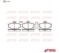 REMSA 0141.02 Brake pad set