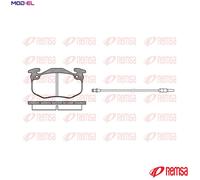 REMSA 0144.32 Brake pad set