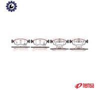 BRAKE PAD SET DISC BRAKE 0172.50 FOR FIAT LANCIA CHRYSLER 1.0L 2cyl PANDA 1.2L
