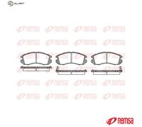 REMSA 0191.12 Brake pad set