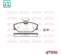 REMSA 0208.00 Brake pad set