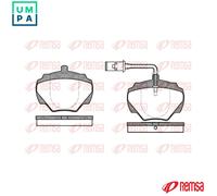 REMSA 0222.01 Brake pad set
