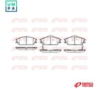 REMSA 0224.22 Brake pad set