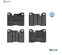 MEYLE Brake Pad Set Front With Anti-Squeak Plate Fits BMW 5 Series 6 Series