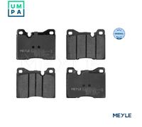 MEYLE Brake Pad Set Front With Anti-Squeak Plate Fits BMW 5 Series 6 Series