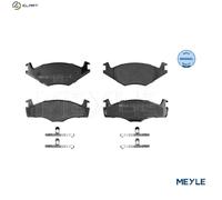 MEYLE 025 208 8717 Brake pad set